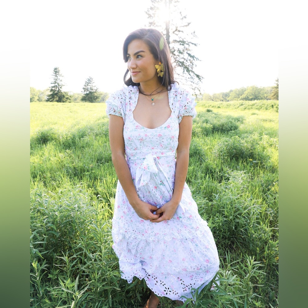 LoveShackFancy for Target Clementine eyelet dress, size 2